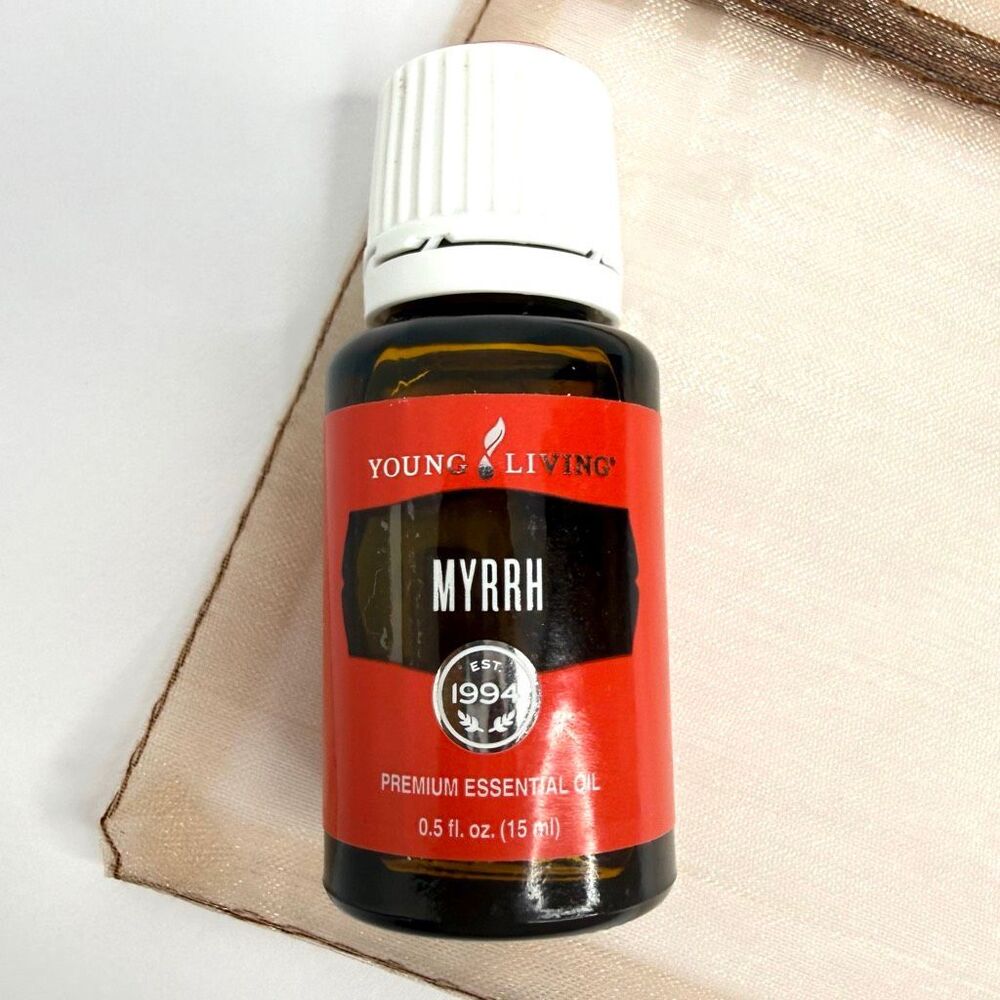 Young Living Myrrh Essential Oil 15ml Brand New + Organza Gift Bag